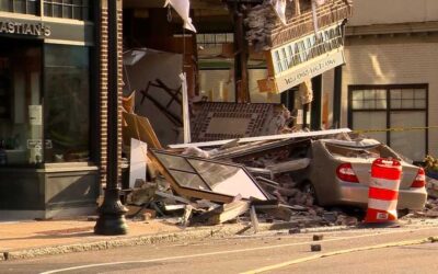 Car Crashes Into Salon Near City Hall