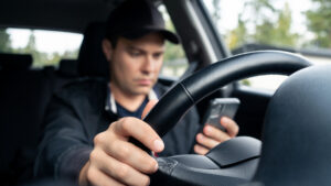 distracted driver car accident injury law firm