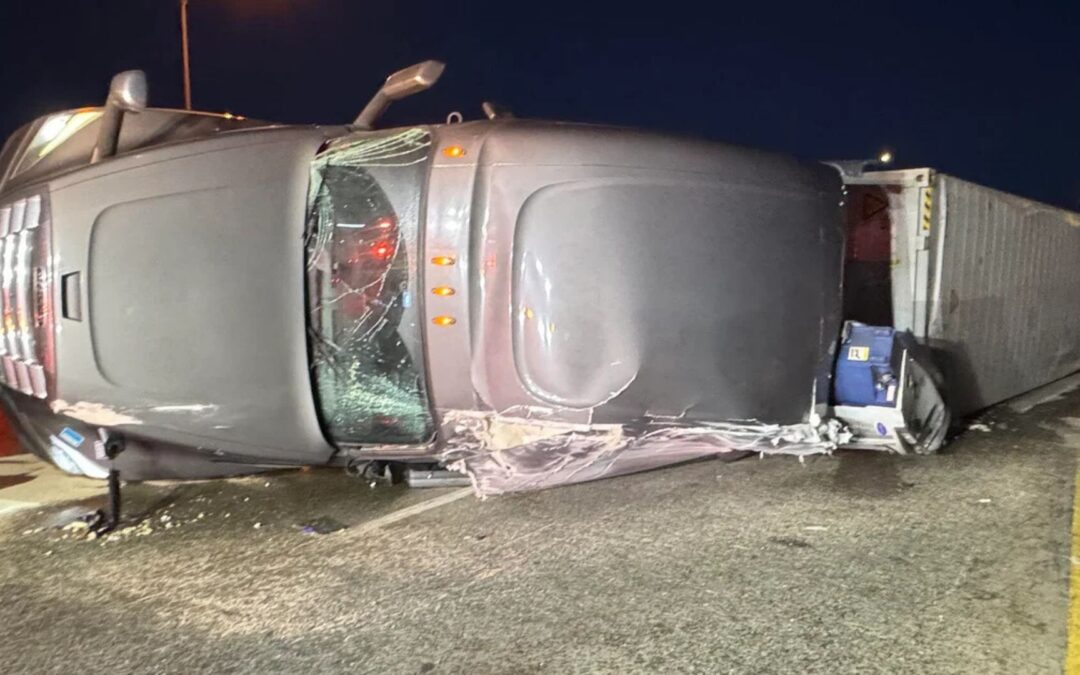 Major Traffic Disruption on Massachusetts Turnpike After Tractor-Trailer Accident in Boston